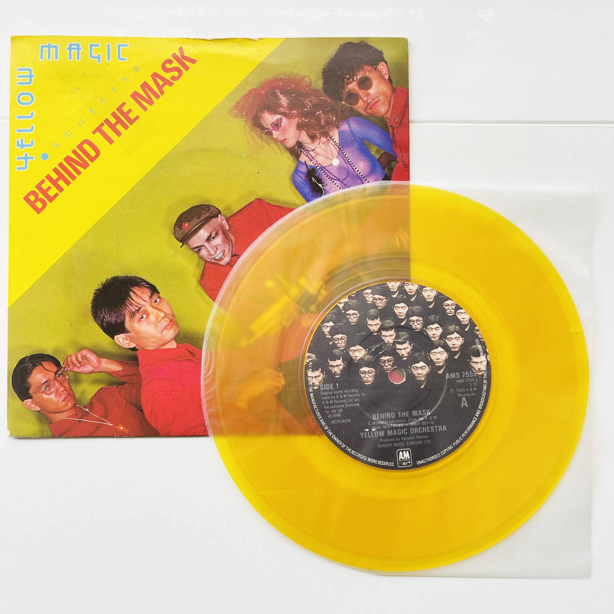 目立った傷や汚れなしUK初回盤..Clear Yellow Wax 7インチレコード