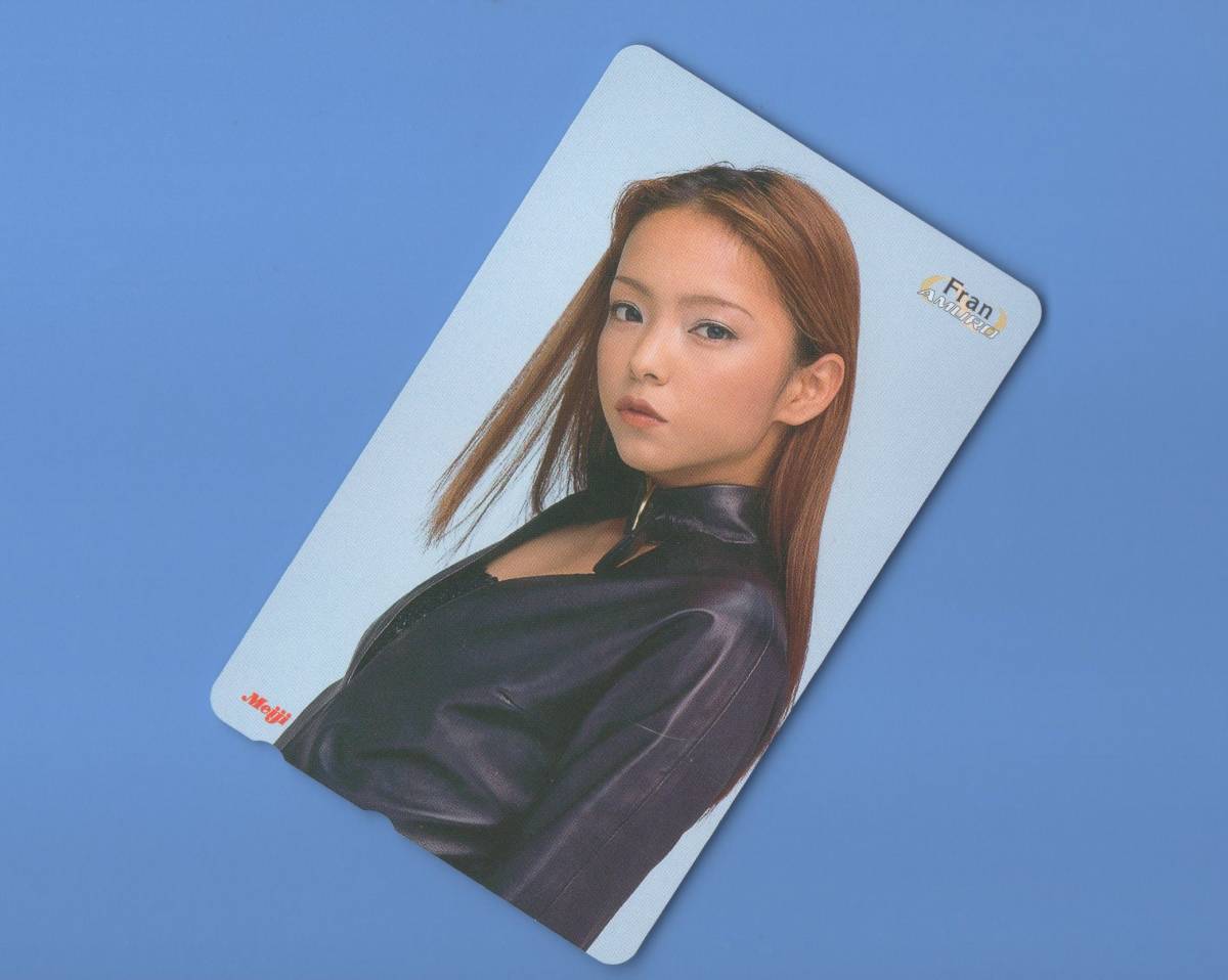 非売品　広告看板　安室奈美恵　お宝コレクション　明治フラン印刷物インテリア希少 非売品 広告看板 安室奈美恵 お宝コレクション 明治フラン印刷物