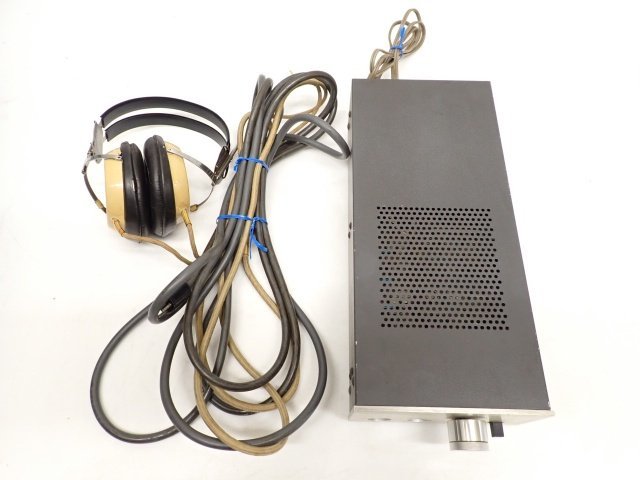 ◯STAX.SRM-300、ヘッドフォンSR-202、オヤイデ電源ケーブル 傷や汚れあり】STAX ヘッドホンアンプ SRM-1 電源ケーブル付き ＋ STAX