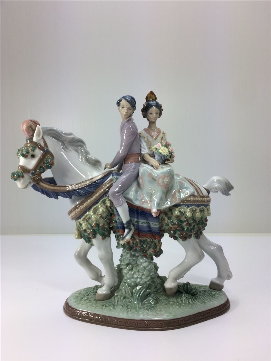 極美品 絶版】LLADRO リヤドロ No.4841『オレンジがいっぱい』