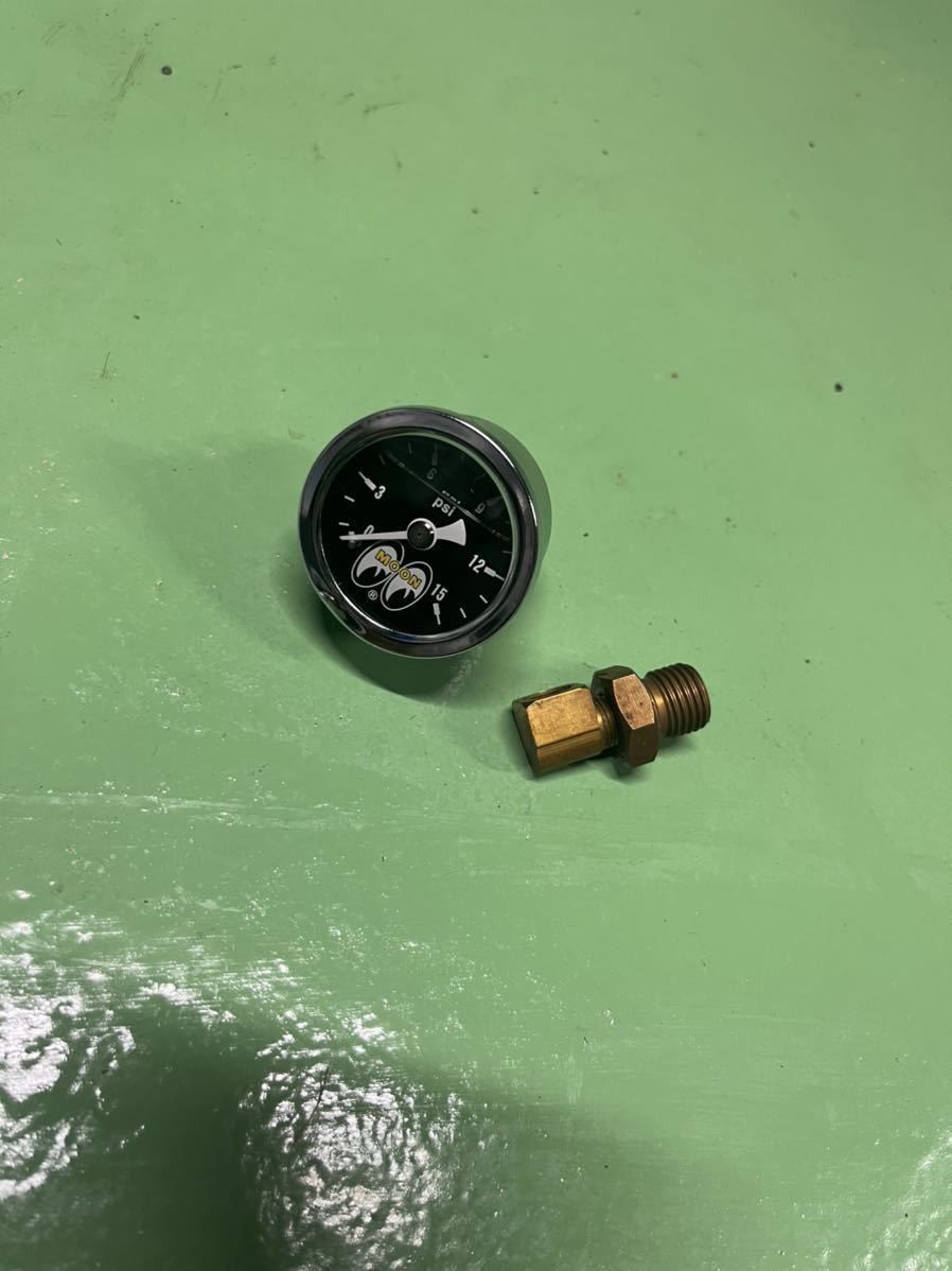 SW スチュワートワーナー 当時物 オイルプレッシャーゲージ 15psi 本物