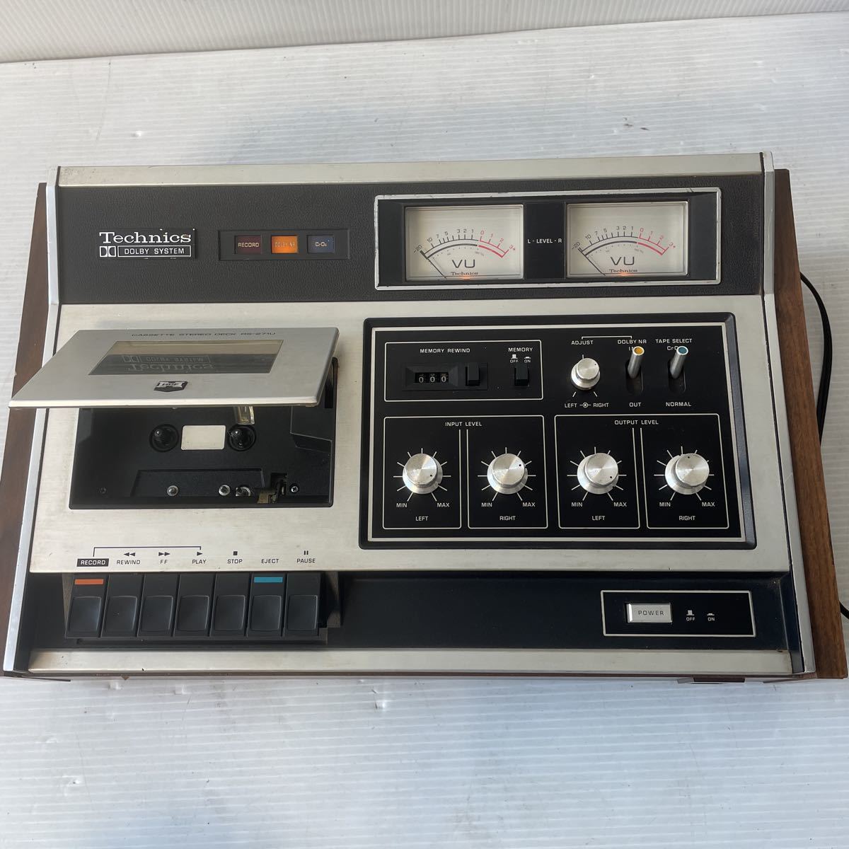 Technics RS-640U / テクニクス　1970年代　カセットデッキ Technics RS-640U テクニクス カセットデッキ 昭和 レトロ