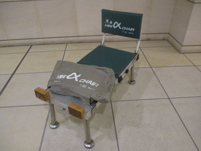 傷や汚れあり】⇔ 23 釣具 へら台 snow peak CARP MINI α CHAIR