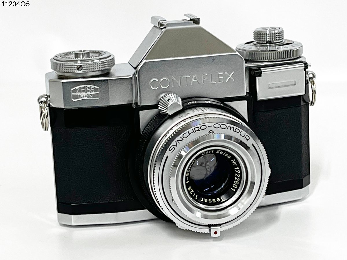 Appareil Photo Zeiss Ikon Contaflex 35 Mm Avec Tessar Carl Zeiss 1:2,8 - Pour Pièces Ou à Tester