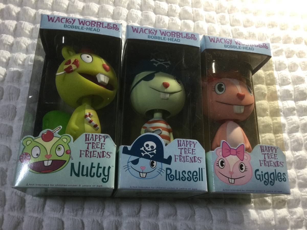 Wacky Wobbler ハッピーツリーフレンズ 4体セット FUNKO ボビング
