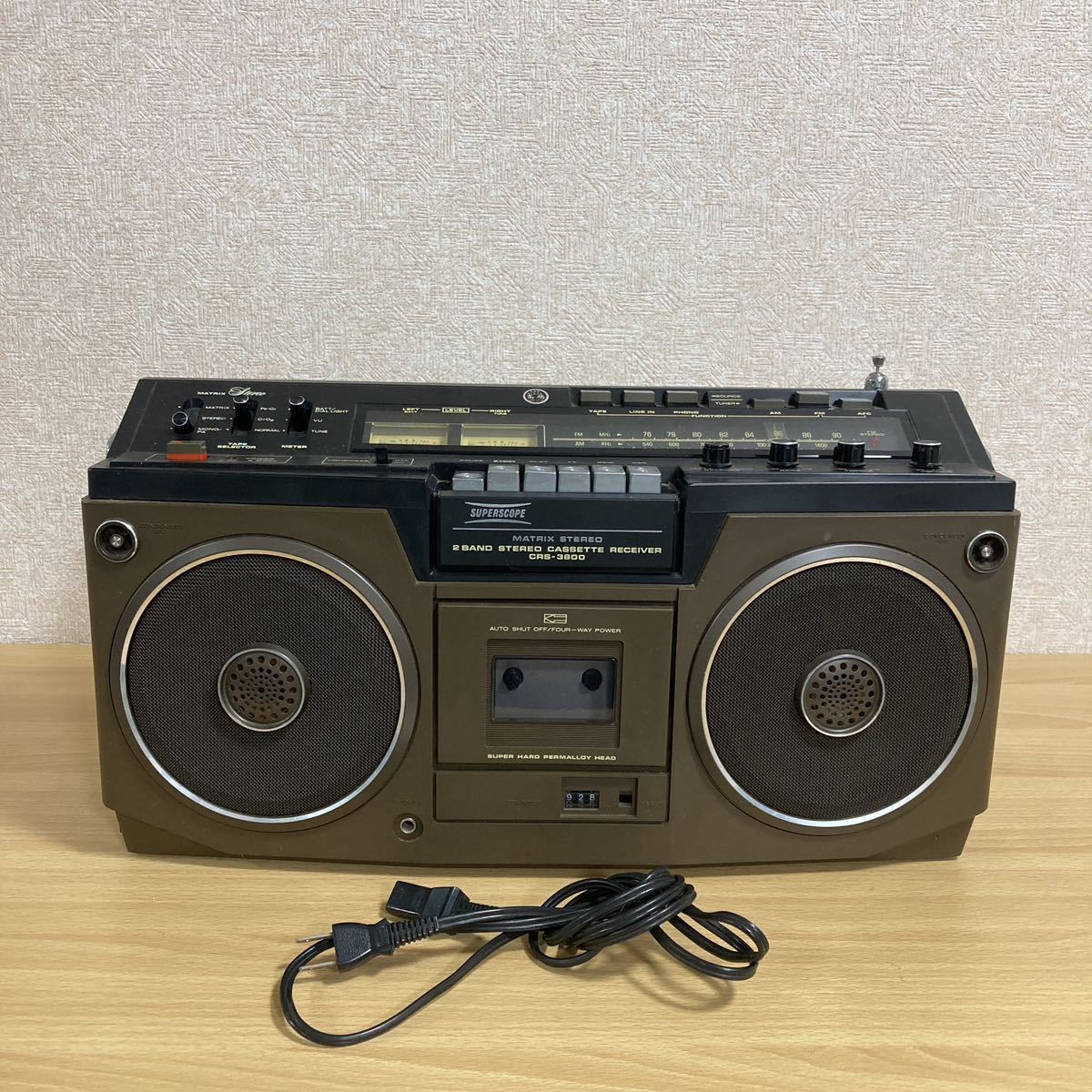 元箱付きMARANTZ マランツ CRS-7000レトロ ラジカセ整備品ラジオ 元箱付きMARANTZ マランツ CRS-7000レトロ ラジカセ整備品ラジオ