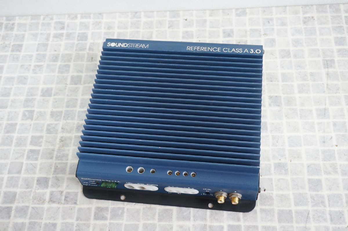 アンプ SOUNDSTREAM REFERENCE CLASS A 3.0 SOUNDSTREAM REFERENCE CLASS A 3.0 OWNER'S MANUAL AND