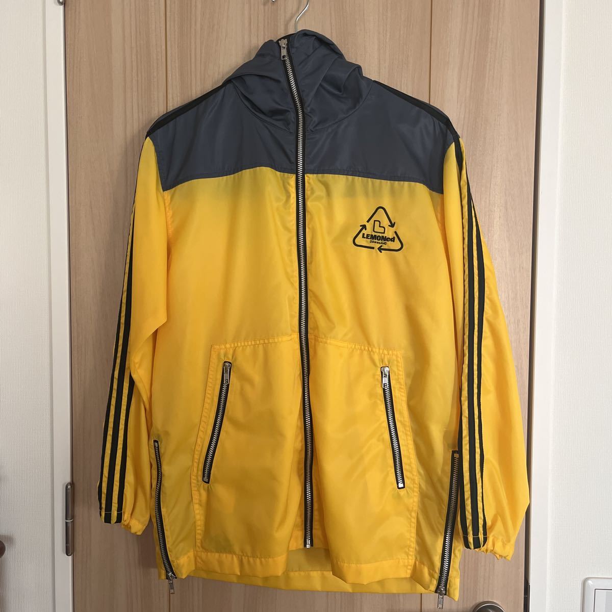 レモネード ジップ カットソー ジャージ 3 メンズ LEMONed hide