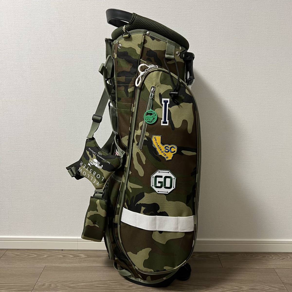 ☆オジオ OGIO ALPHA Convoyスタンドキャディバッグ ウッドランドカモ ...
