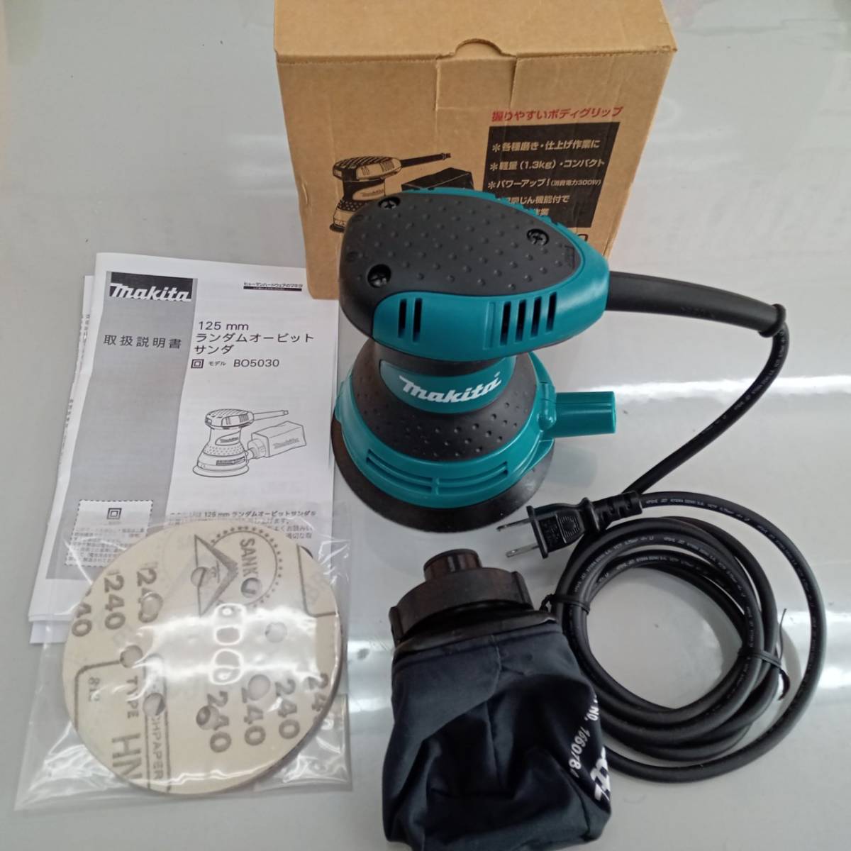 【未使用】マキタ（MAKITA） ／ランダムオービットサンダー 125㎜／B05030／未使用品！／送料無料！の落札情報詳細 ヤフオク落札