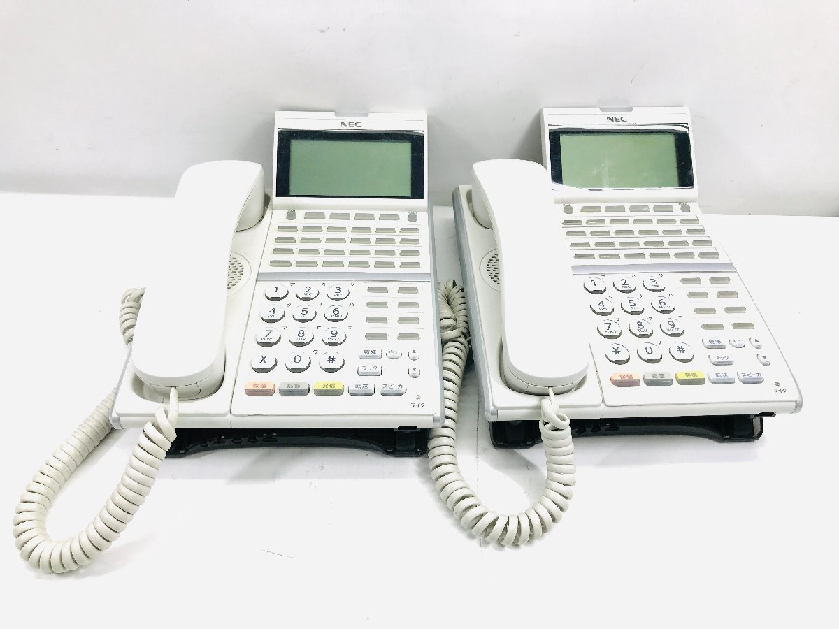 K183 NEC DT800シリーズ IZV(XD)W-2Y(WH) 8個セット 傷や K183 NEC DT800シリーズ IZV(XD)W-2Y(WH) 8個セット 傷や