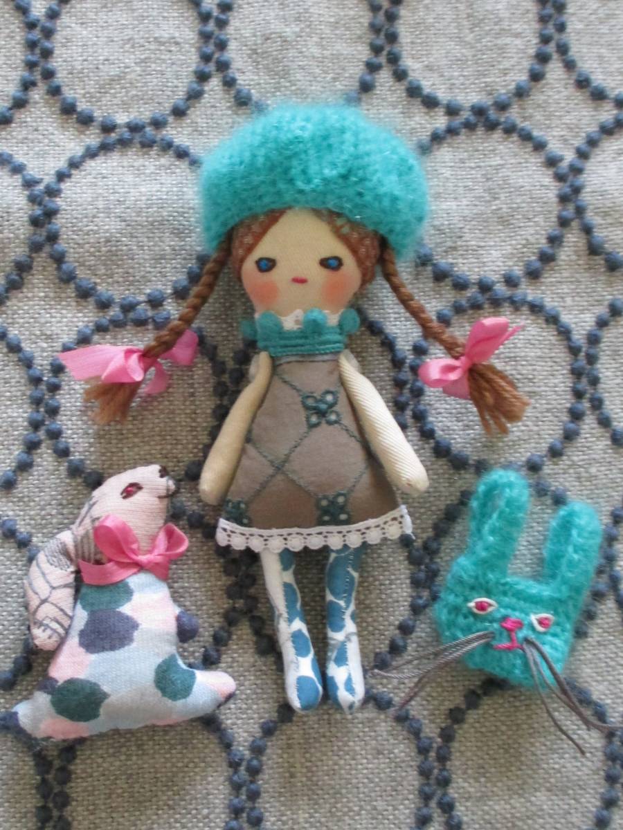 ミナペルホネン ハンドメイド ミナのハギレで作ったうさ