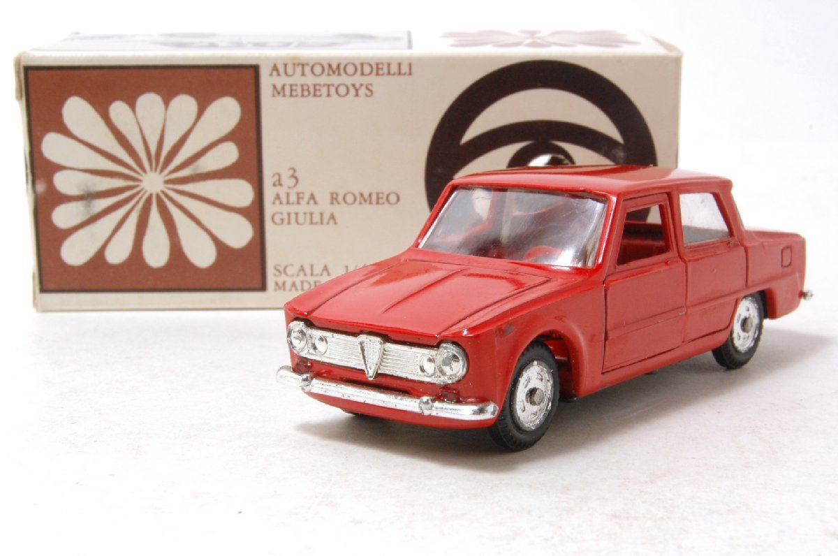 SYMPA Nice RARE TOP ! POLITOYS PENNY 1:66 - ALFA ROMEO GIULIA SS N° 0/26