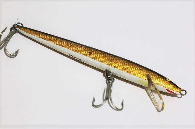 オールド Rapala フローティングラパラ マグナム F18 金色/黒 【公式通販】