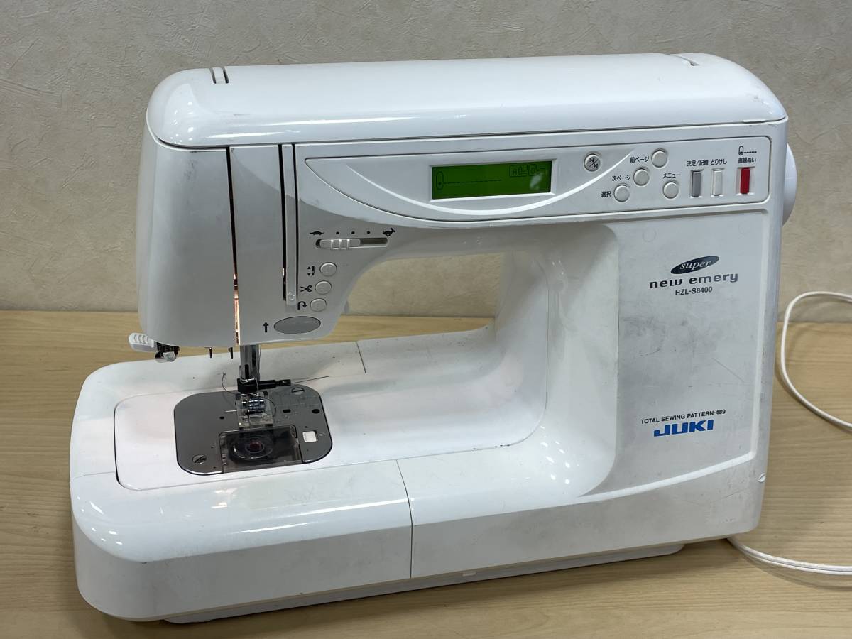 整備済保証付 文字縫 自動糸切 JUKI Marty8600 コンピュータミシン アックスヤマザキ 自動糸調子 文字縫い コンピュータミシン FL