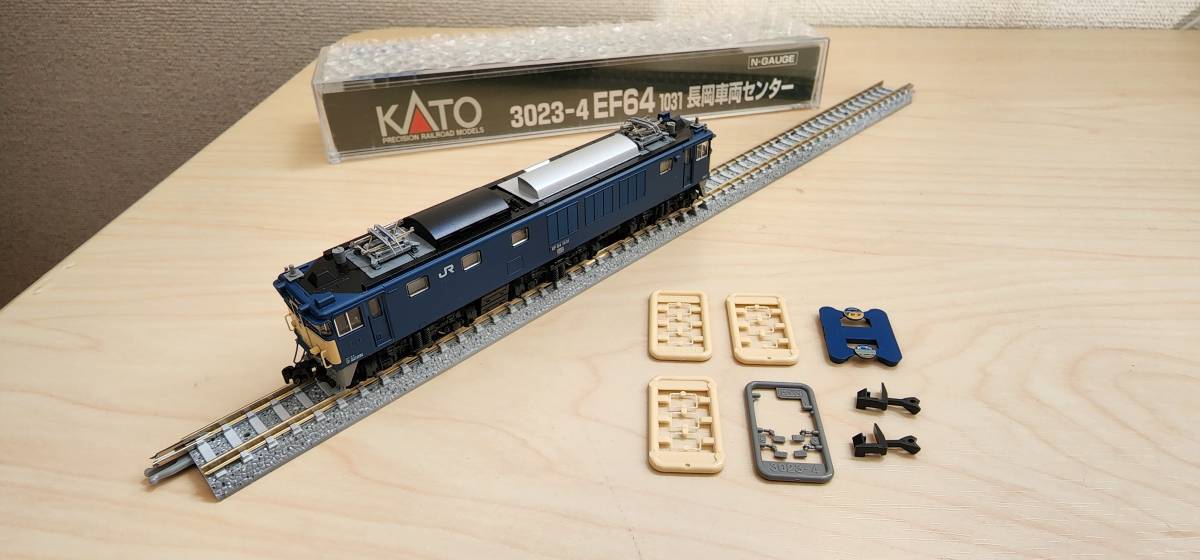 目立った傷や汚れなし】Nゲージ KATO 3023-4 EF64 1031 長岡車両