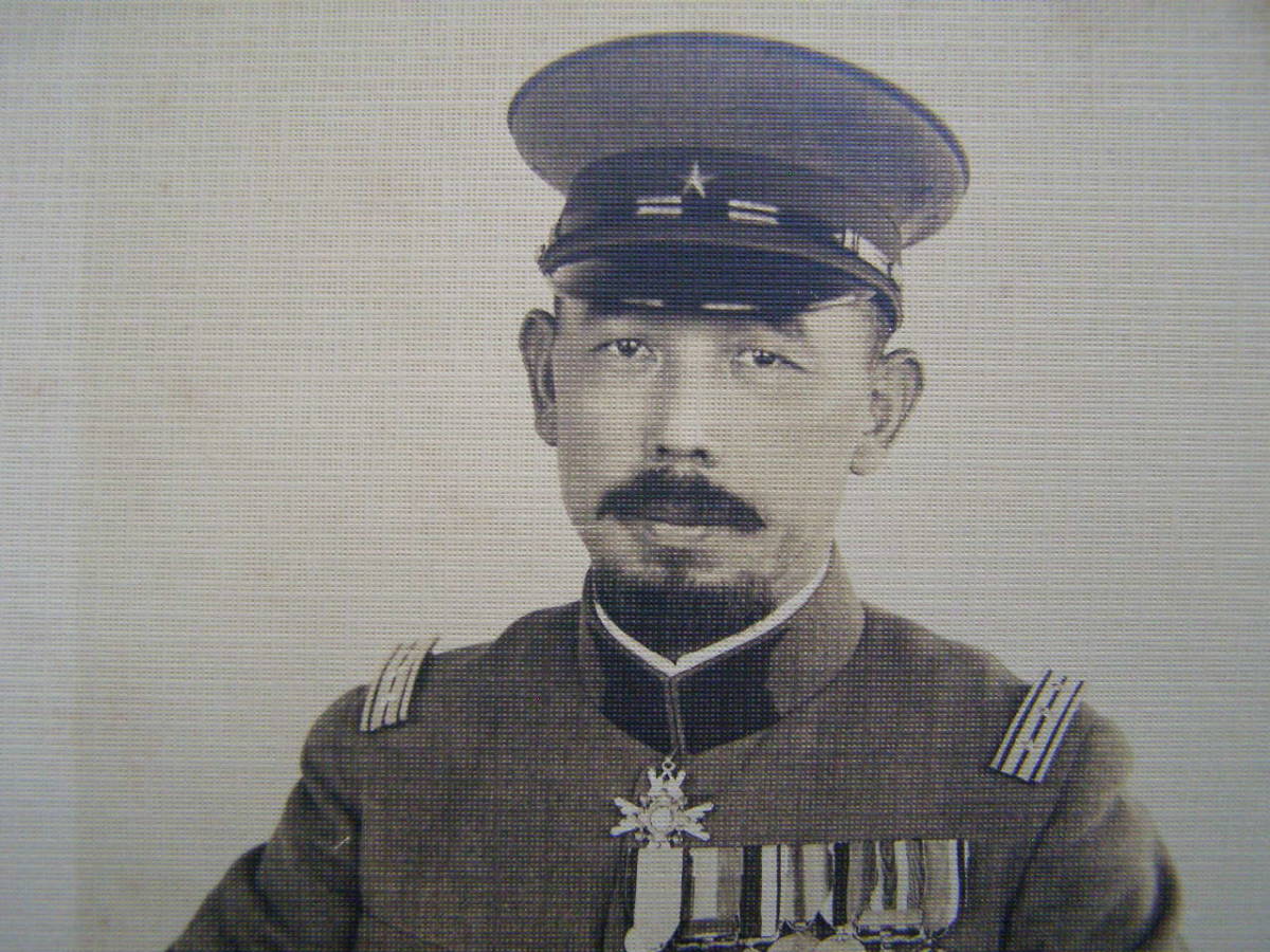 A40) 写真 古写真 戦前 人物 軍人 陸軍軍人 重田徳松 陸軍中将 大日本