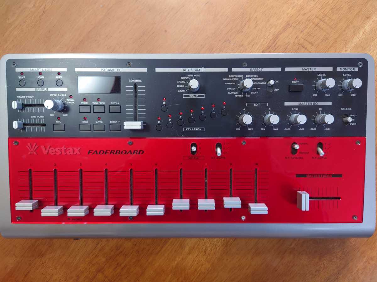 お値打出品！遊べる機材！ベスタックス フェーダーボード vestax FADERBOARD ベスタックス フェーダーボード