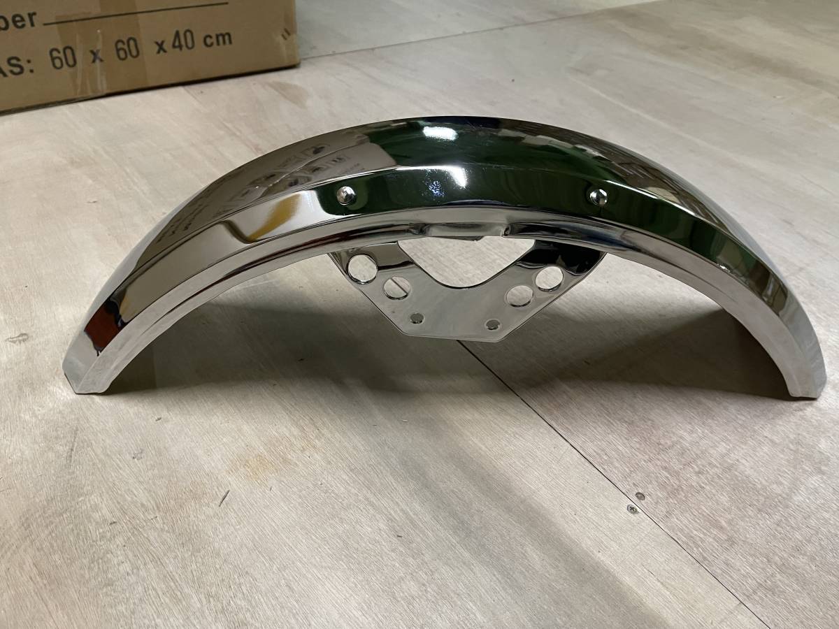 Z400FX純正フロントフェンダー メッキ