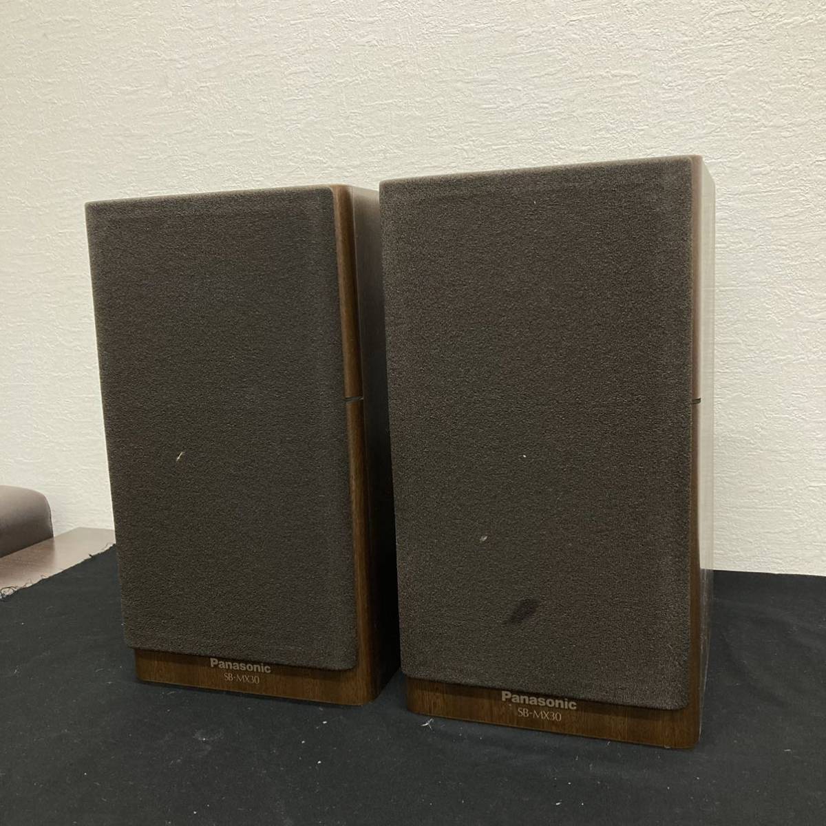 やや傷や汚れあり】☆Panasonic SB-MX30 ペアスピーカー☆ 90年代 2way