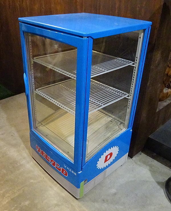 リポビタンD 冷蔵庫 ショーケース 大正製薬 業務用 インテリア オブジェ レア リポビタンD 冷蔵庫 ショーケース 大正製薬 業務用 インテリア