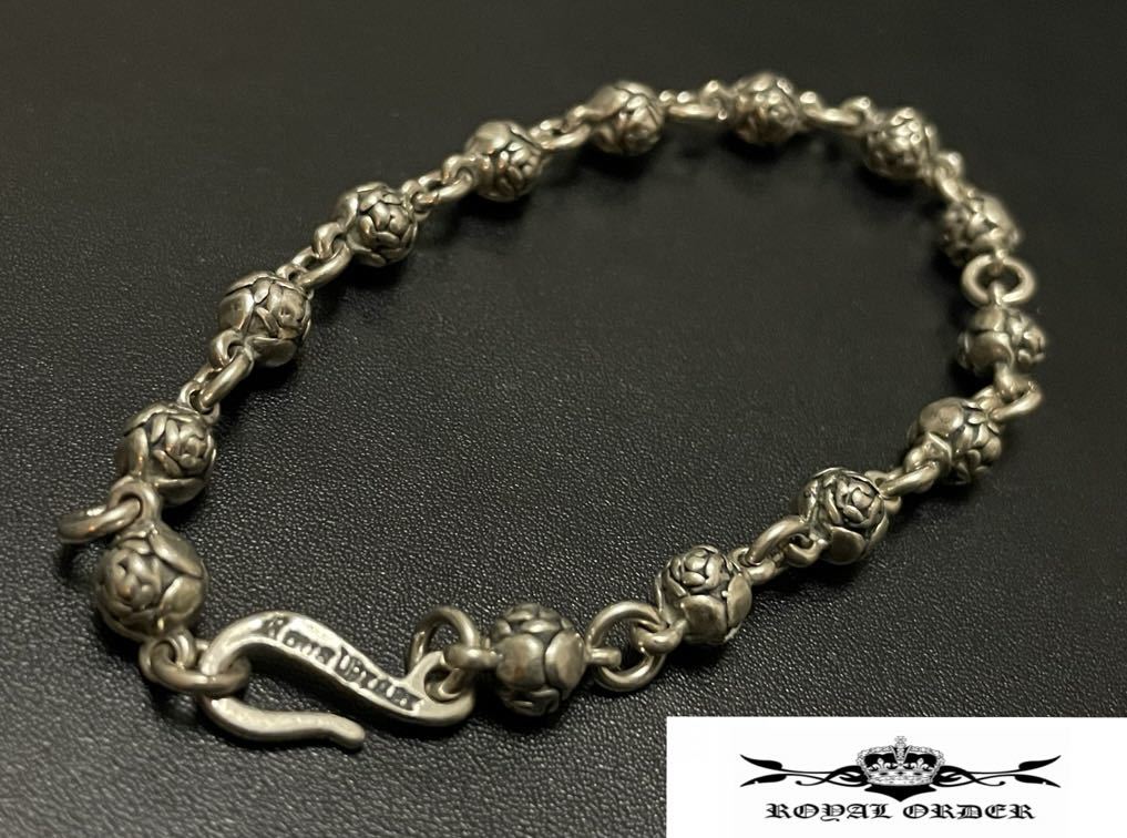 ROYALORDER】ユリBSフレア silver925 ブレスレット