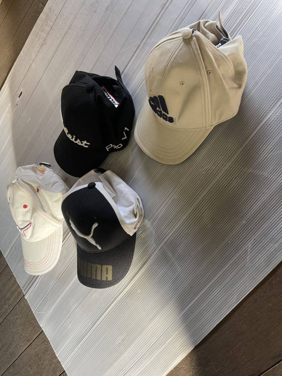 ゴルフ用キャップ4点セット