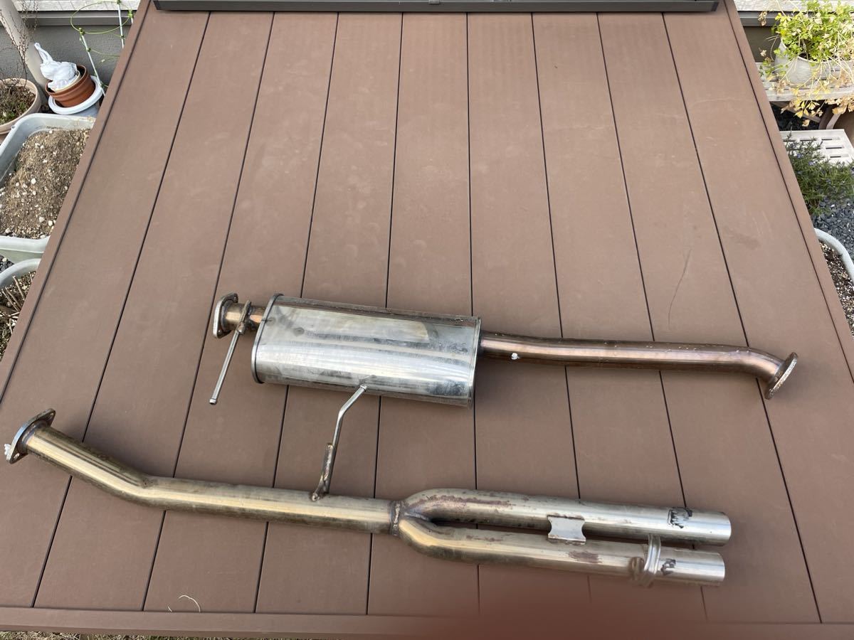 GX100 チェイサー NA ラインハルト 砲弾マフラー 直管