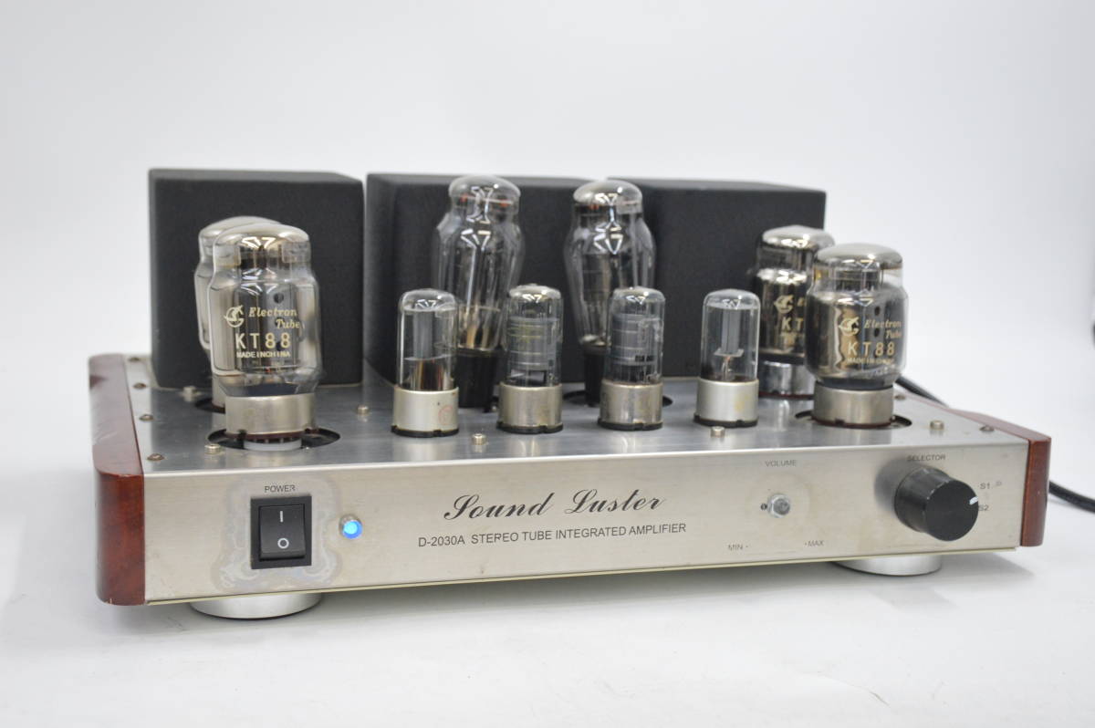 【傷や汚れあり】(396P 0216G12) 1円～ Sound luster D-2030A 真空管アンプ オーディオ【ジャンク品】の落札 ...