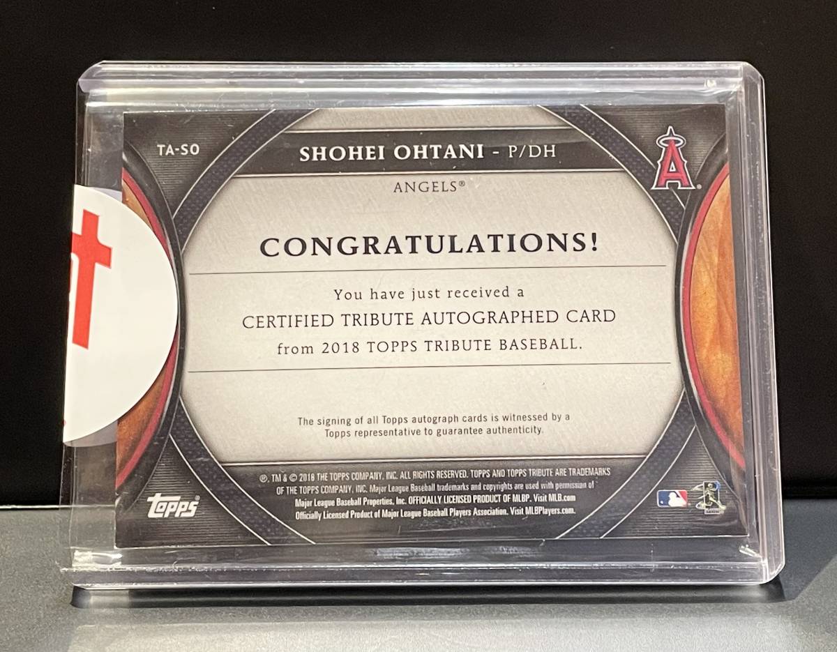 直筆サイン】大谷翔平 / SHOHEI OHTANI 50枚限定 直書きサイン（topps 