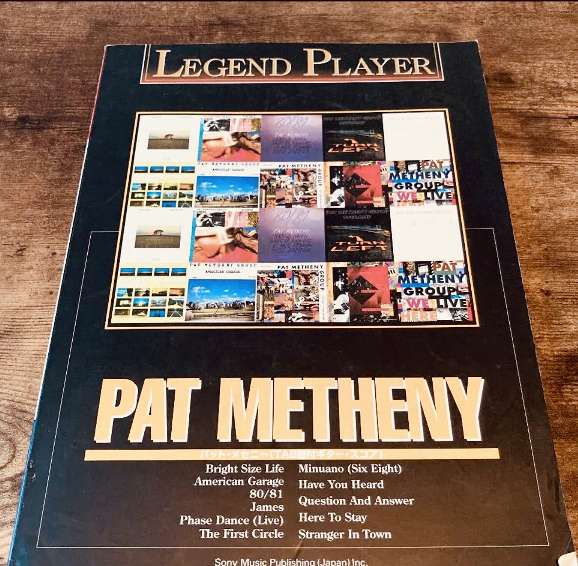 レジェンド・プレイヤー　パット・メセニ－ Pat Metheny 矢堀孝一 やや傷や汚れあり】レジェンド・プレイヤー・パット・メセニー 矢堀