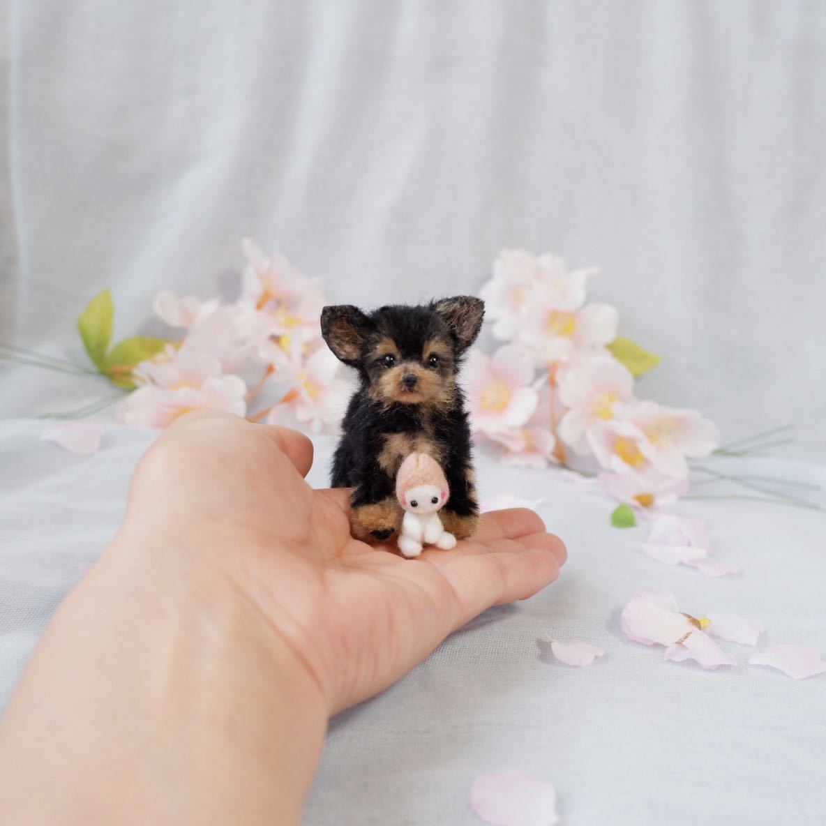 羊毛フェルト ヨークシャテリア ストラップ 【公式通販】