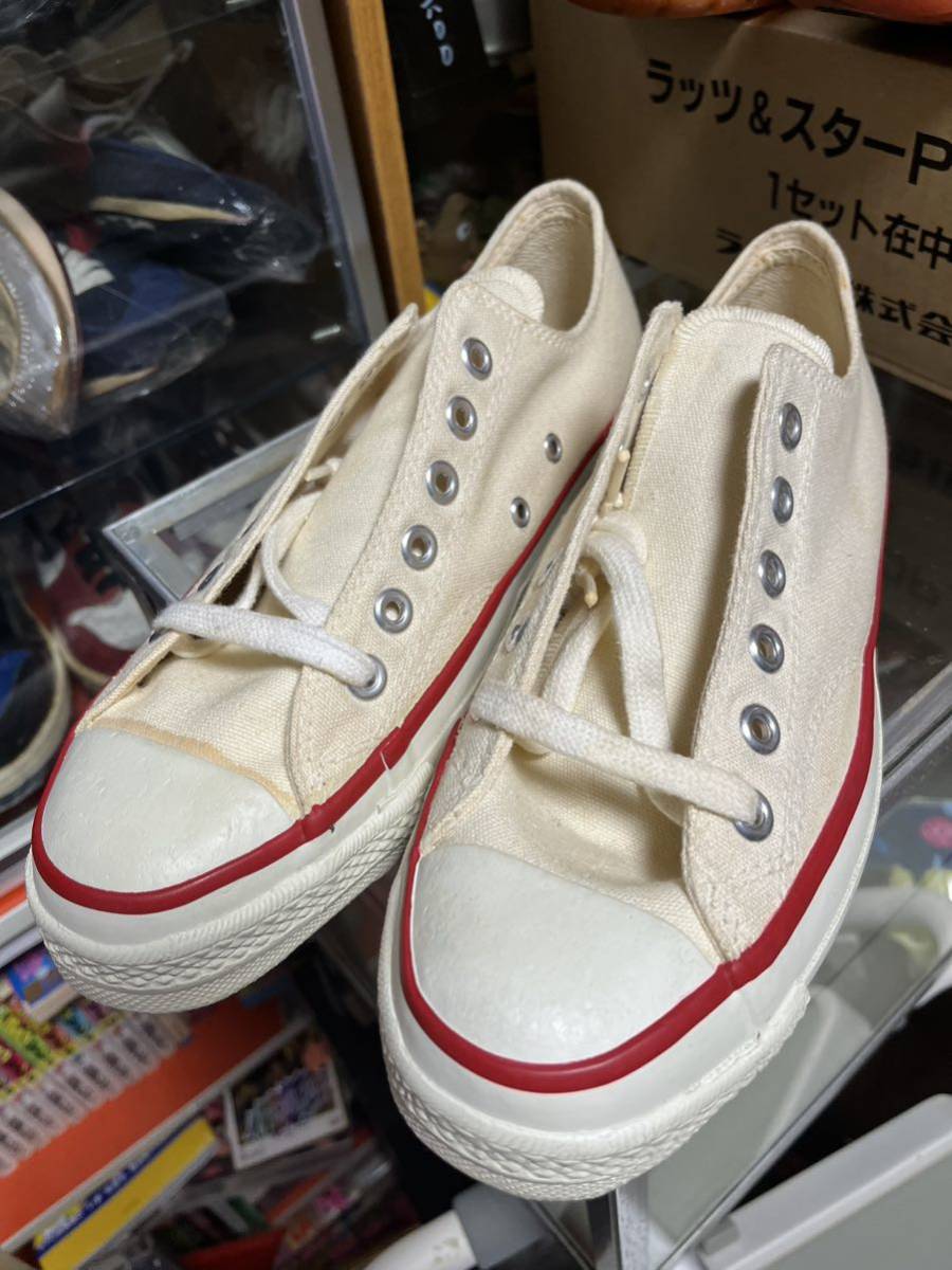 80年代コンバースデッドストックアメリカ製23.5センチイエロー  