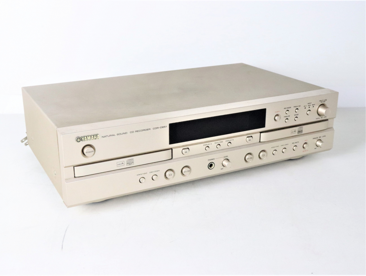 【やや傷や汚れあり】YAMAHA NATURAL SOUND CD RECORDER CDRD651 ヤマハ ナチュラル サウンド CD