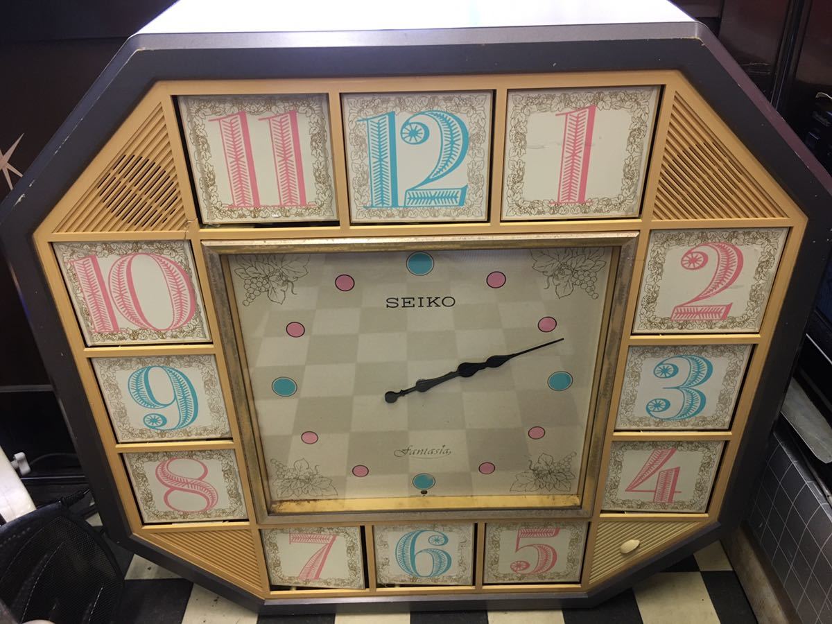 TM/ 難ありジャンク扱い SEIKO FANTASIA セイコー ファンタジア 森の