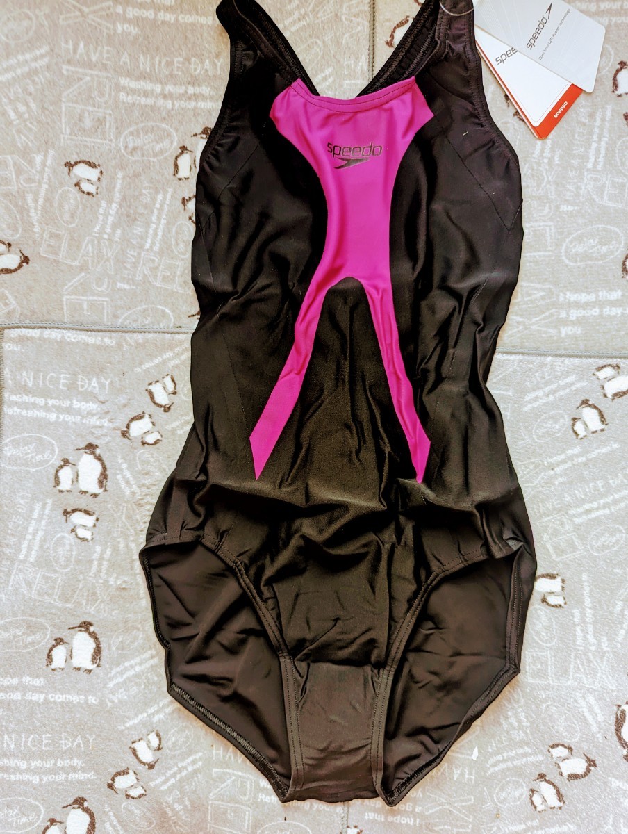 新品 2024 speedo スピード 競泳水着 ハーフスパッツ ニースキン O 未