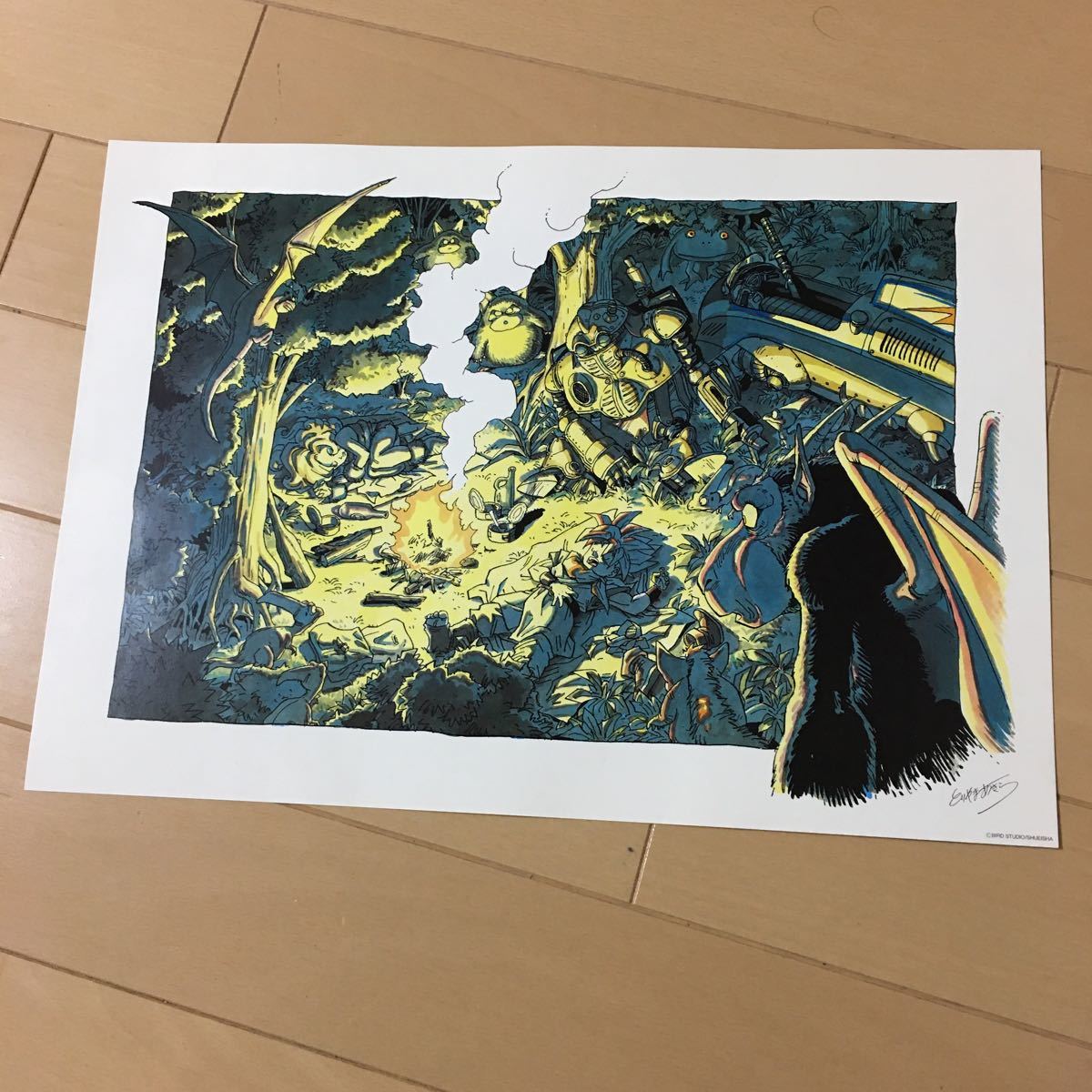 鳥山明の世界展】クロノトリガー 複製原稿 原画 ポスタ