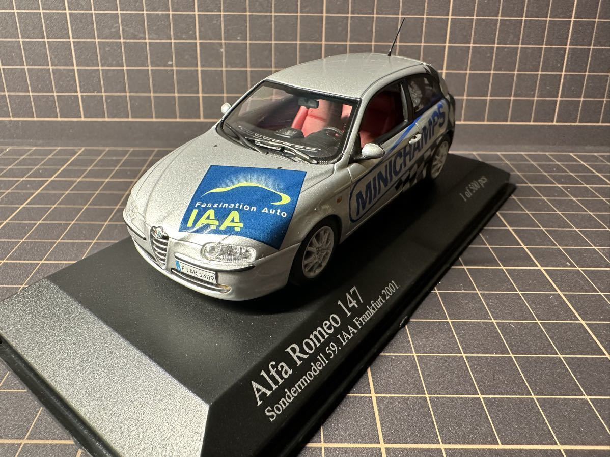 Minichamps 940120561 ALFA ROMEO 147 – 2005 – BLACK METALLIC 1/43