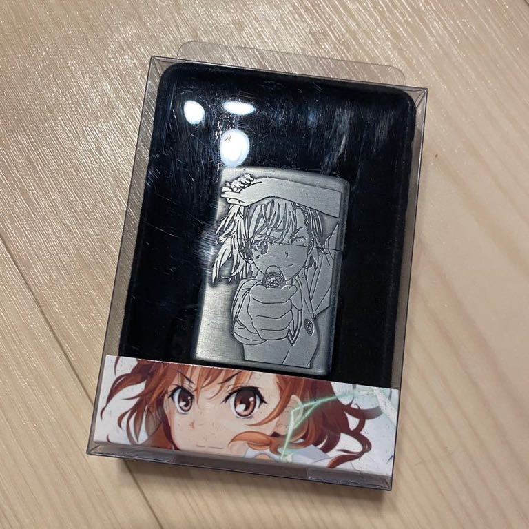 御坂美琴18kメッキzippoと3Dイラスト zippo とある科学の超電磁砲