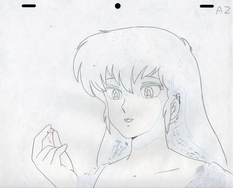 未使用】☆うる星やつら・セル画①・サクラ先生・鷲尾真知子・沢城