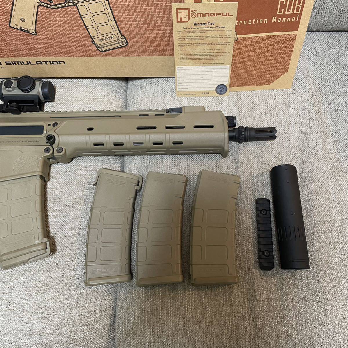 目立った傷や汚れなし】美品 PTS MAGPUL MASADA 電動ガン gate