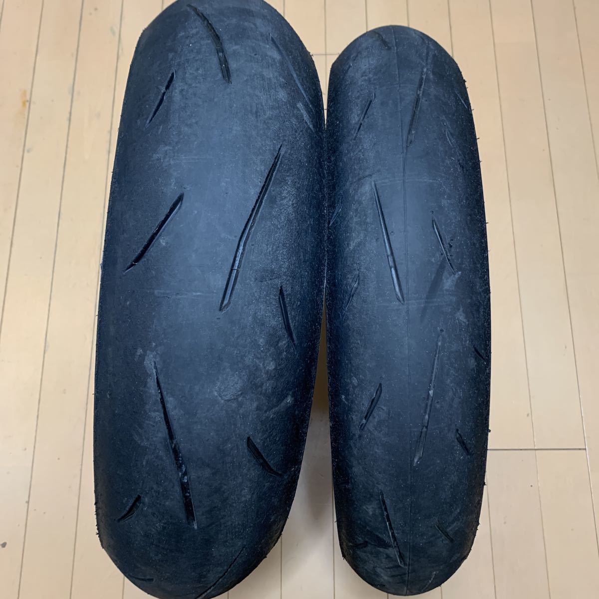 ダンロップ　DUNLOP　α13sp　CBR　ドリームカップ　110　140 DUNLOP α13SP 110/70 140/70 中古左右セット CBR250R CBR250RR