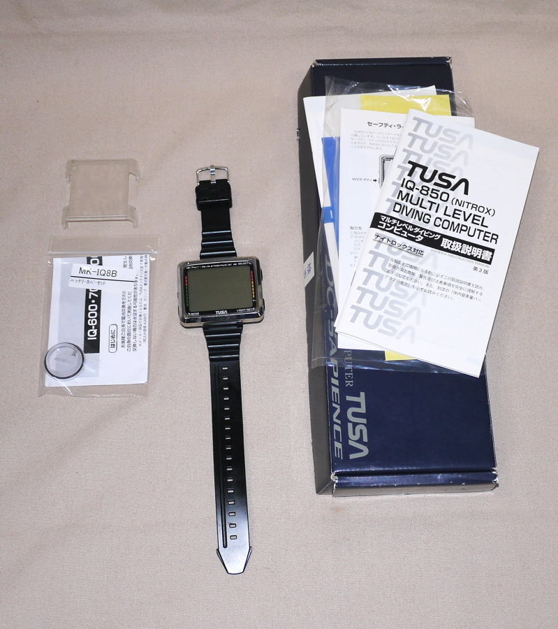 TUSA - TUSAダイブコンピューター IQ-850 ダイブ本数5本　極上美品　電池交換済 ダイブコンピューターTUSA(IQ-850)
