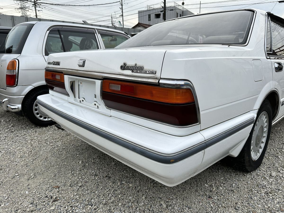 セドリック430用 新品 フロントバンパー左右メッキパーツ 品番