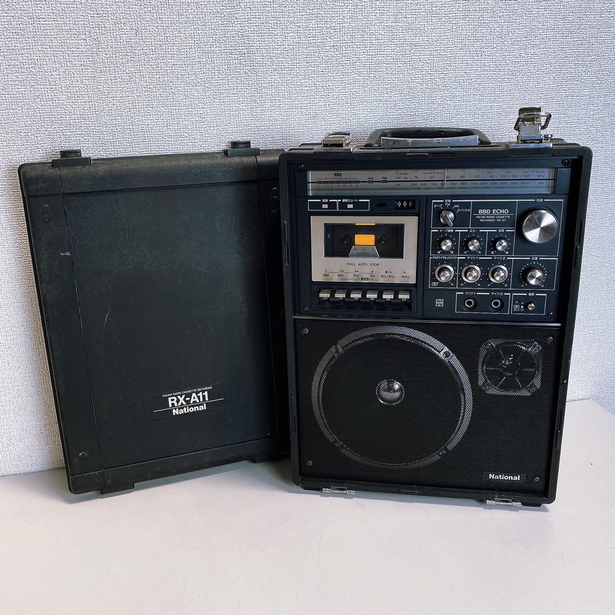 全体的に状態が悪い】National RX-A11 ナショナル FM/AM ラジオ