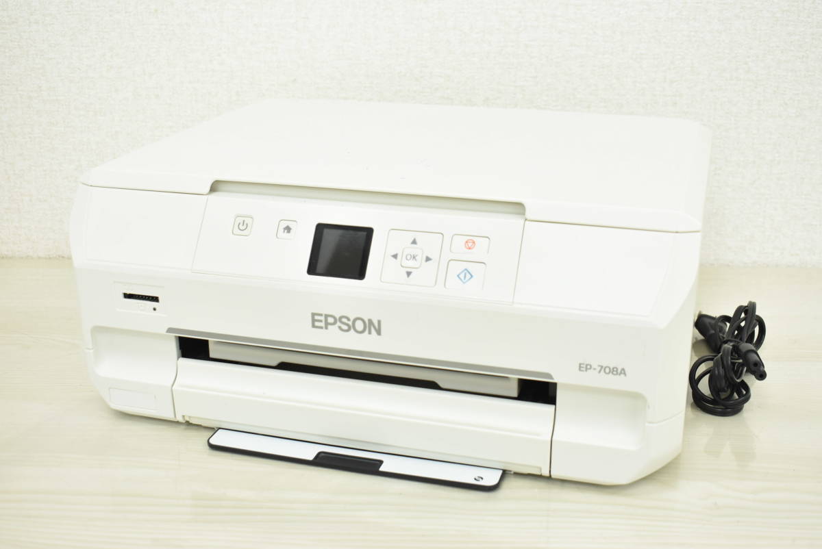 ジャンク EPSON エプソン EP-708A インクジェットプリンター 白