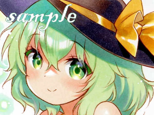 未使用】☆同人手描きイラスト 東方project 古明地こいし 水着ver