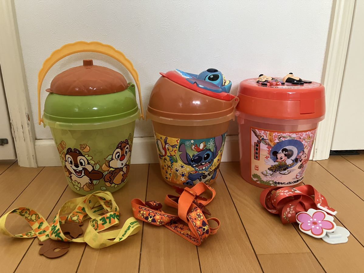 ◇ディズニー 《大量セット》TDR ポップコーンバケット 14点 チップ