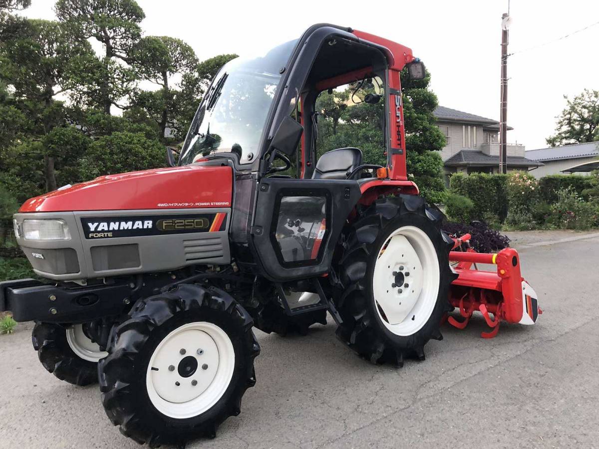 目立った傷や汚れなし】○YANMAR○ヤンマーF250○4WD○ハイグリップ