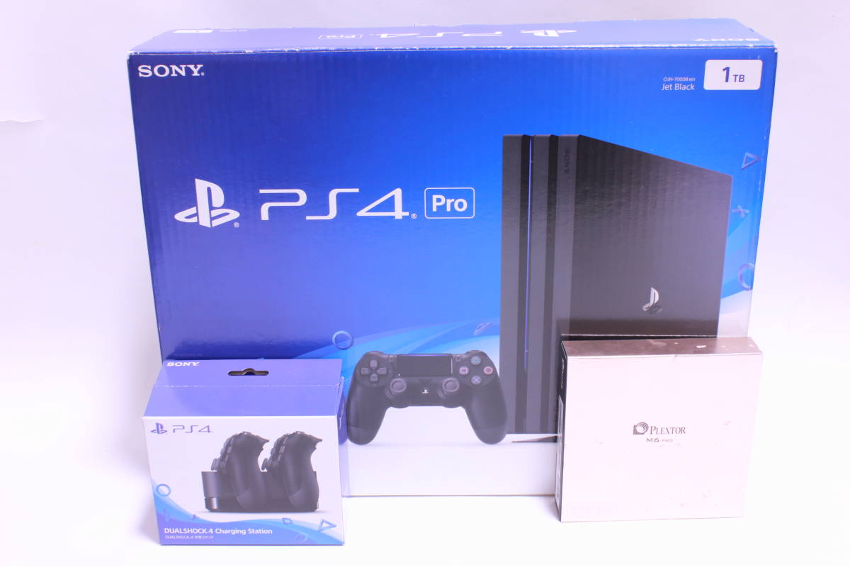 【やや傷や汚れあり】SONY ソニー PlayStation 4 Pro ブラック SSD 512GB (CUH7000BB01) プレイ